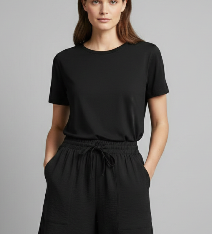 Damen-Shorts mit Kordelzug und Seitentaschen
