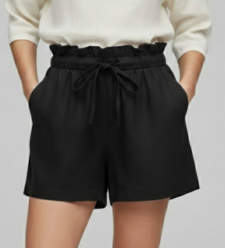 Damen Shorts mit Kordelzug und Seitentaschen