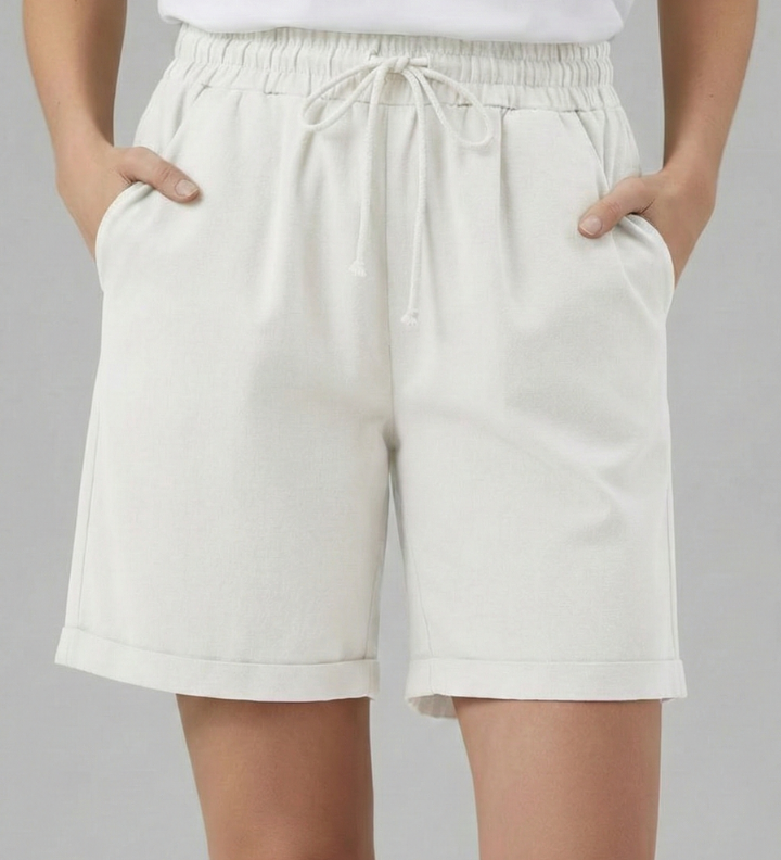Damen Shorts mit Kordelzug und Seitentaschen