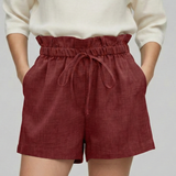 Damen Shorts mit Kordelzug und Seitentaschen