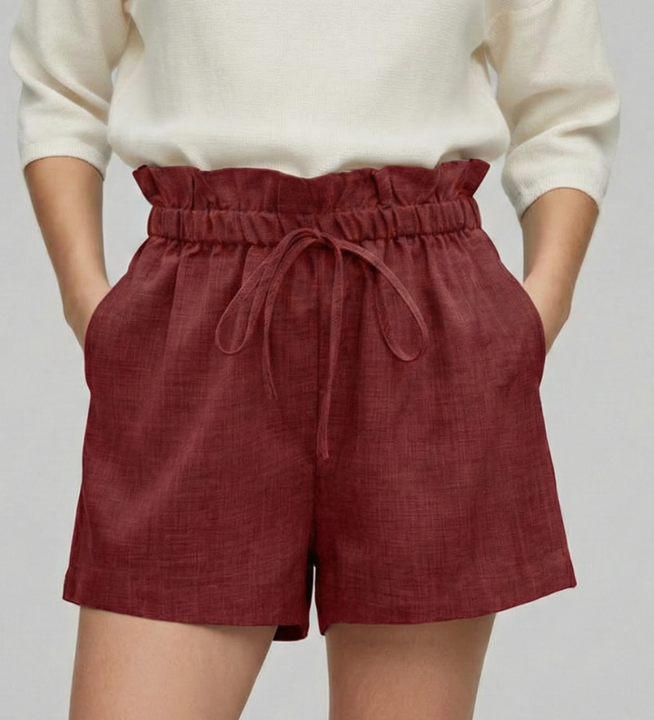 Damen Shorts mit Kordelzug und Seitentaschen