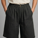 Damen Shorts mit elastischem Bund und Seitentaschen