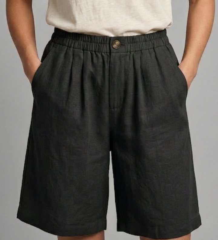 Damen Shorts mit elastischem Bund und Seitentaschen