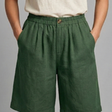 Damen Shorts mit elastischem Bund und Seitentaschen