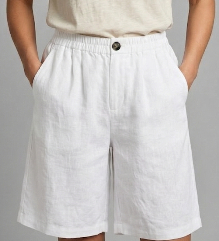 Damen Shorts mit elastischem Bund und Seitentaschen