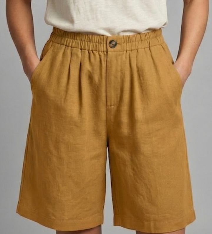 Damen Shorts mit elastischem Bund und Seitentaschen