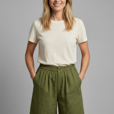 Damen Shorts mit elastischem Bund und Seitentaschen