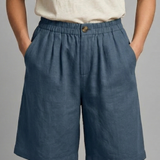 Damen Shorts mit elastischem Bund und Seitentaschen