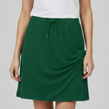 Damenrock mit Kordelzugbund und integrierten Shorts