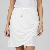 Damenrock mit Kordelzugbund und integrierten Shorts