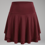 Damenrock mit Hohem Bund und Eingebauten Shorts