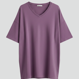 Damen T-Shirt mit V-Ausschnitt und kurzen Ärmeln