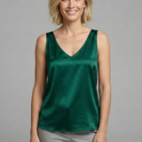 Damen Tanktop mit V-Ausschnitt und ärmellosem Design