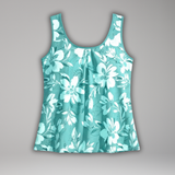 Damen Tankini-Set mit floralem Oberteil und Shorts
