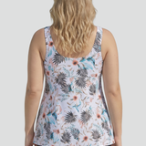Damen Tankini-Set mit V-Ausschnitt und Shorts