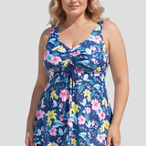 Damen Tankini-Set mit V-Ausschnitt und Shorts