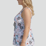Damen Tankini-Set mit V-Ausschnitt und Shorts