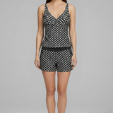 Damen Tankini Badeanzug mit Tanktop und Shorts