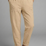 Damenhose mit elastischem Bund und Seitentaschen