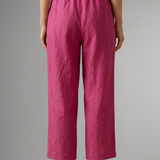 Damenhose mit elastischem Bund und weitem Bein