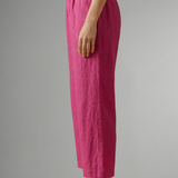 Damenhose mit elastischem Bund und weitem Bein