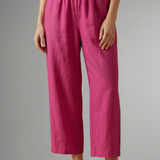 Damenhose mit elastischem Bund und weitem Bein