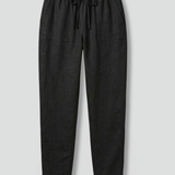 Damenhose mit elastischem Bund und Kordelzug