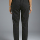 Damenhose mit elastischem Bund und Kordelzug