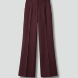 Damenhose mit Hohem Bund und Geradem Bein