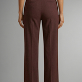 Damenhose mit Hohem Bund und Geradem Bein
