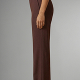 Damenhose mit Hohem Bund und Geradem Bein