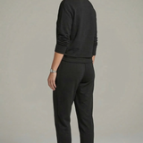 Damen Zweiteiliges Set mit Rundhalsausschnitt und schmalen Hosen