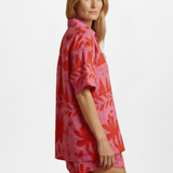 Damen Zweiteiliges Set mit bedrucktem Shirt und passenden Shorts