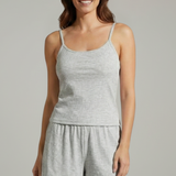 Damen Zweiteiliges Set mit Trägershirt und elastischen Shorts