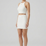 Damen Zweiteiliges Set mit Neckholder-Top und Minirock