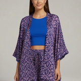 Damen Zweiteiliges Set mit offener Jacke und Shorts
