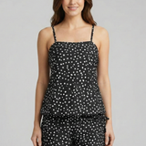 Damen Zweiteiliges Set mit Spaghetti-Trägern und Shorts mit Kordelzug