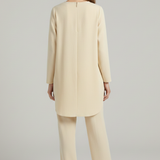 Damen Hemd- und Hosen-Set mit langen Ärmeln und geradem Bein Design