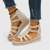 Damen Orthopädische Sandalen mit Keilsohle für den Sommer